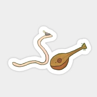 Bard Worm Sticker